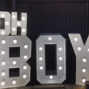 Oh Boy Marquee Letters
