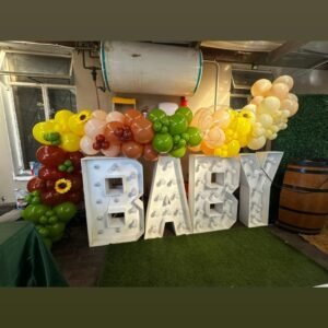 Oh Baby Marquee Letters