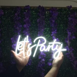 Lets Party Neon Sign