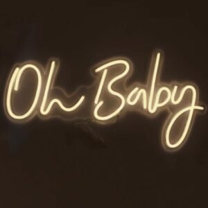 Oh Baby Neon Sign