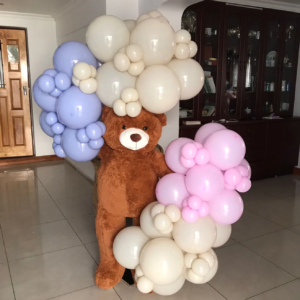 Teddy Bear And Garland